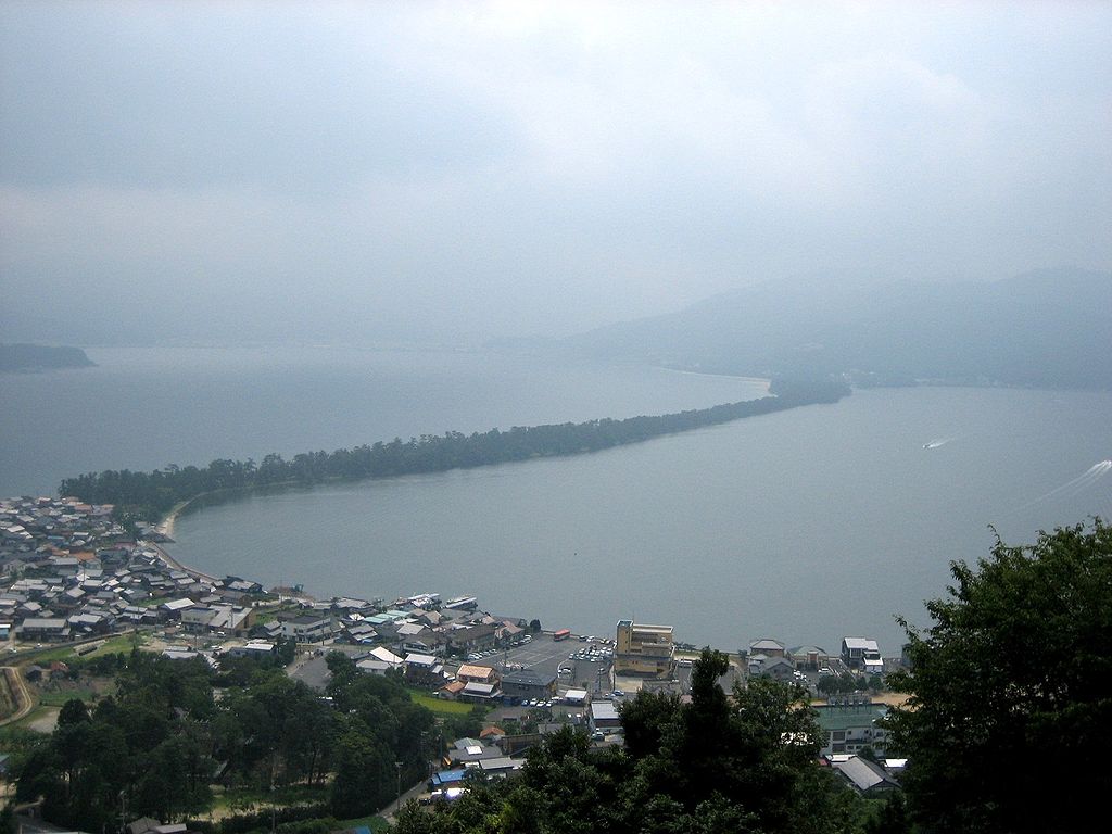  Scenic view Amanohashidate Miyazu Bay Kyoto Japan