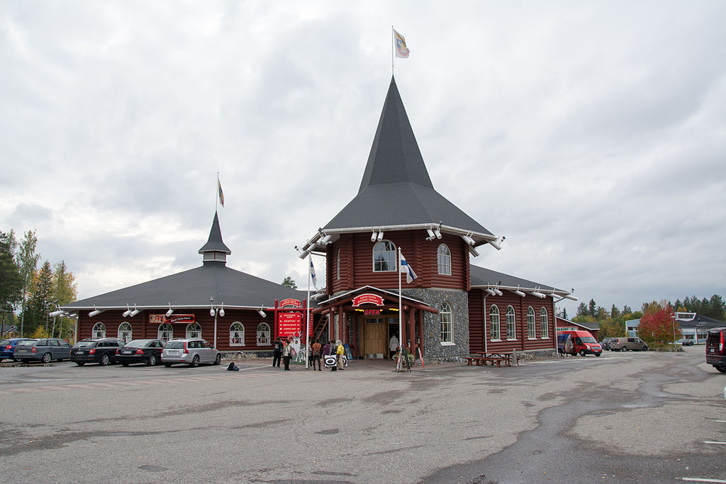 Santa Claus Holiday village Lapland Finland Europe