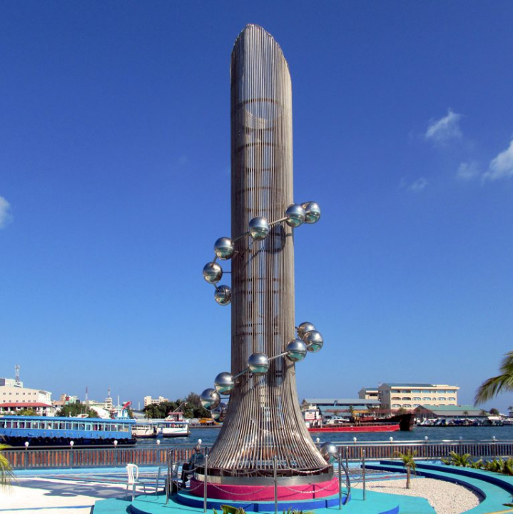 Tsunami Monument in Maldives