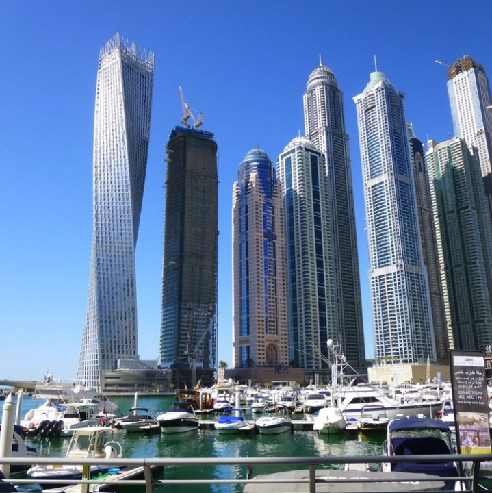 High rise buildings in Dubai