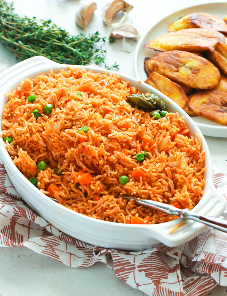 Jollof Rice Food in West Africa