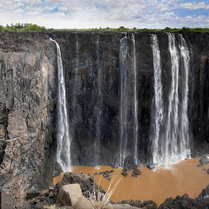 World's Tallest Waterfall Victoria Falls in Hwange National Park Zimbabwe Africa