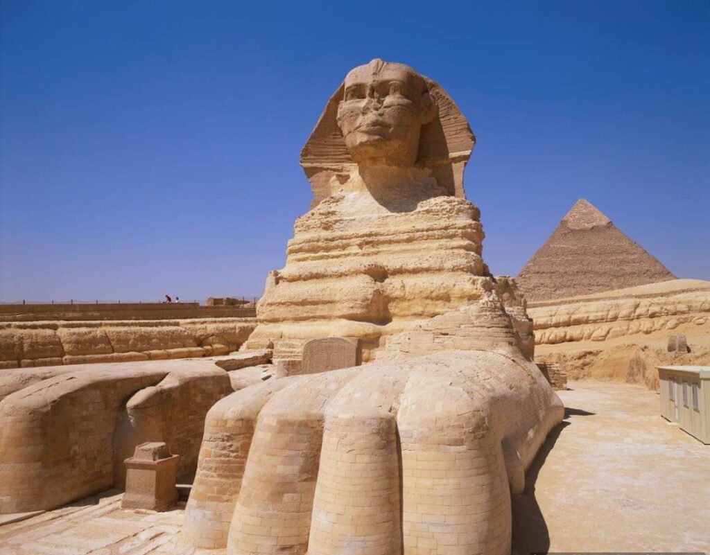 The Great Sphinx Pharoah Kafre Egypt