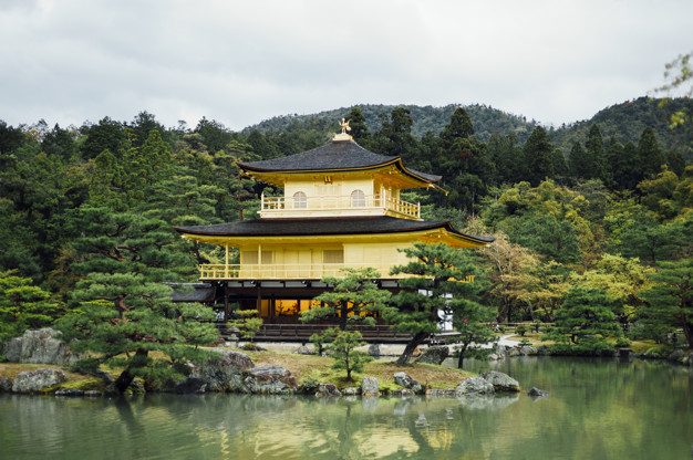 Golden Pavilion Temple Kyoto Japan