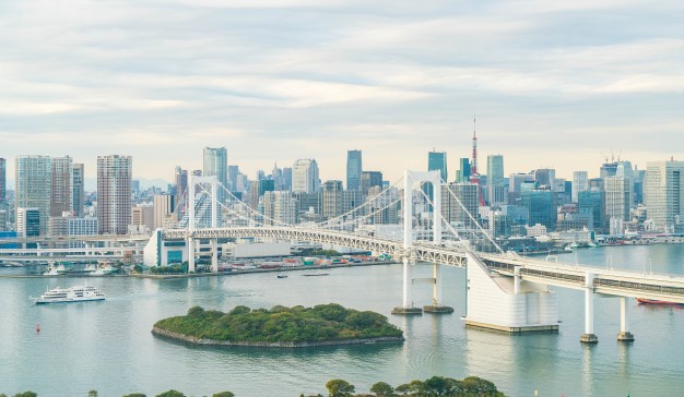 Rainbow Bridge Tokyo Japan