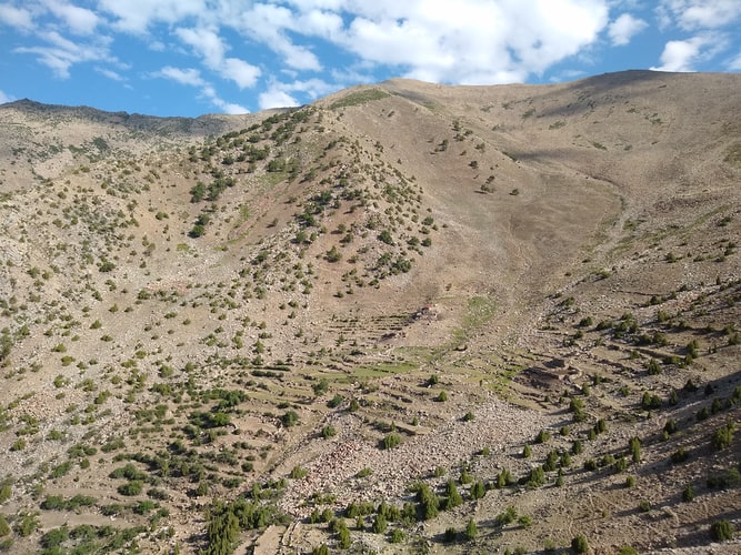 Scenic landscape view of Kargil Ladakh