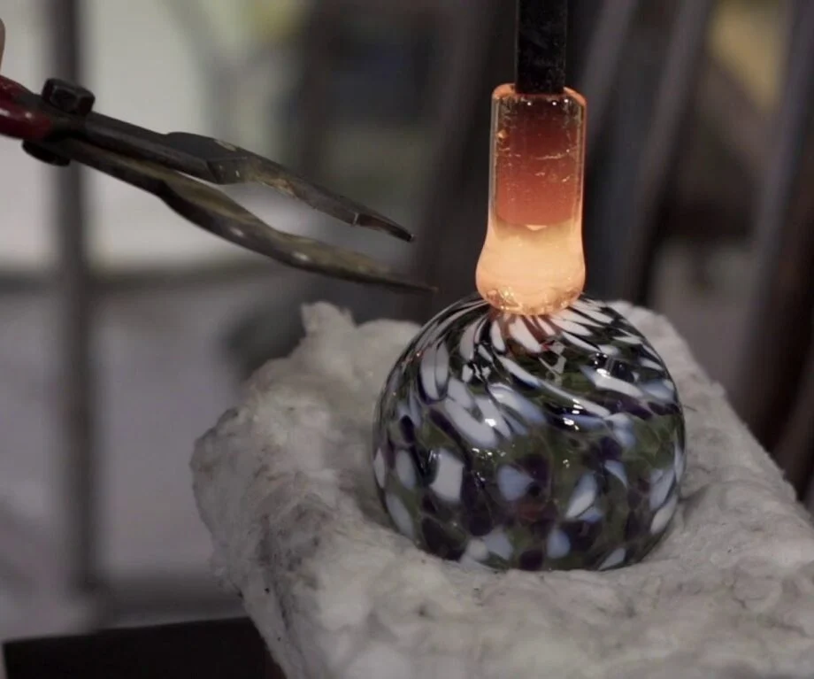 Glass-blowing experience at Cumbria Crystal in Ulverston