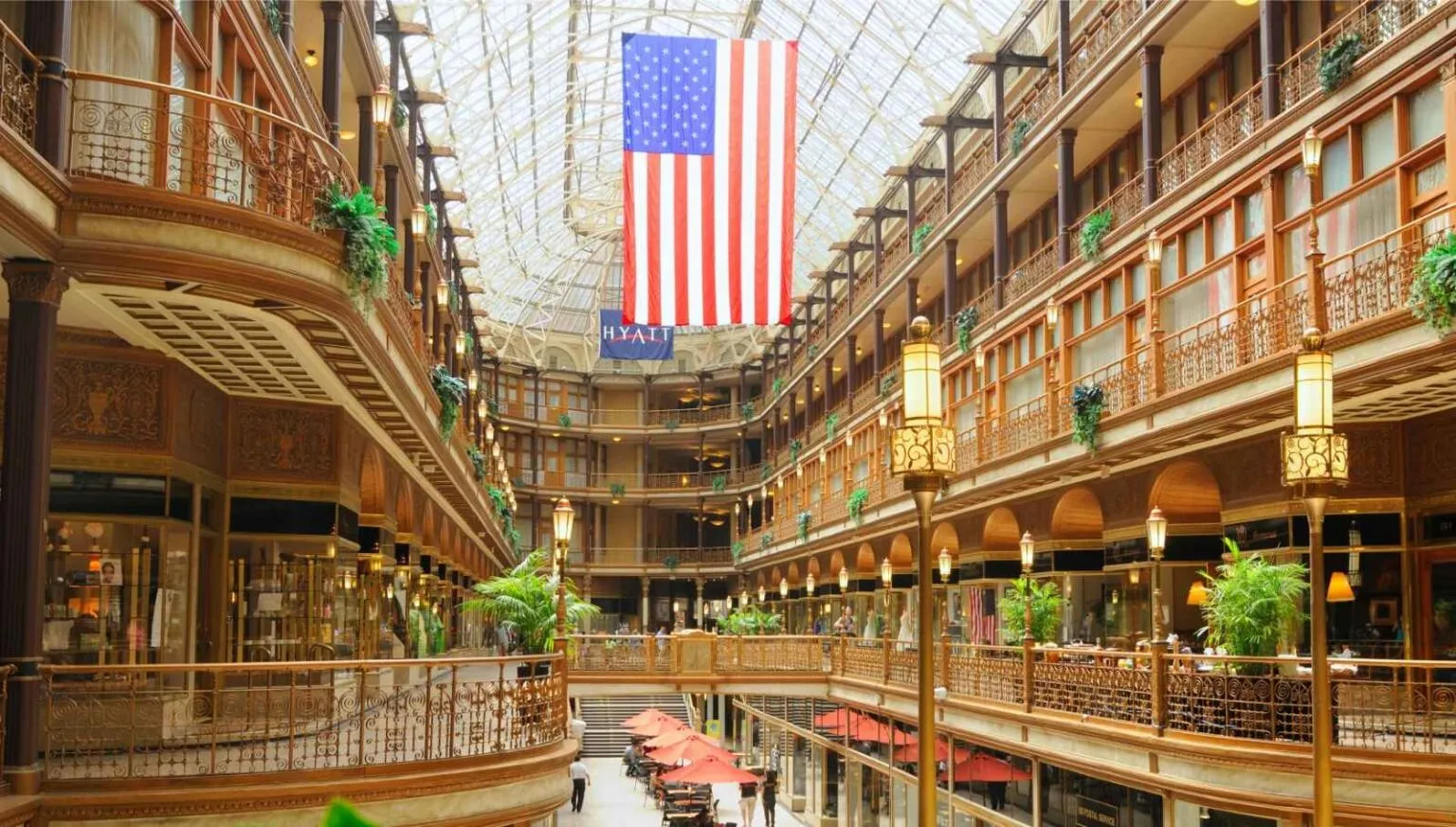 Shopping At The Arcade