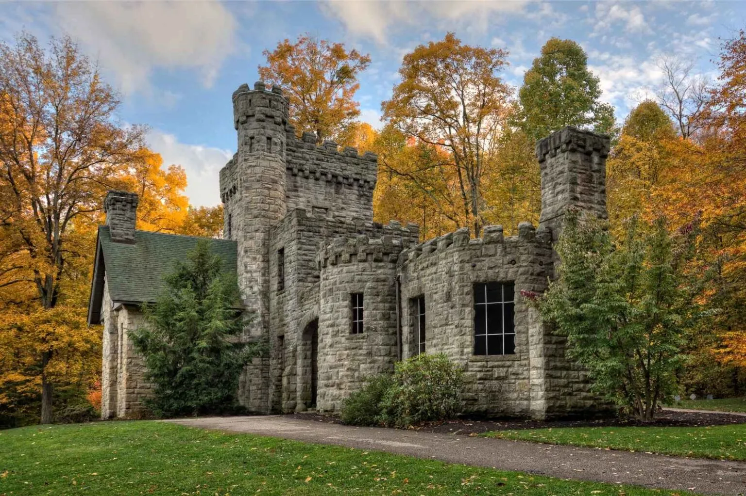 Walk Around A Castle At North Chagrin Reservation