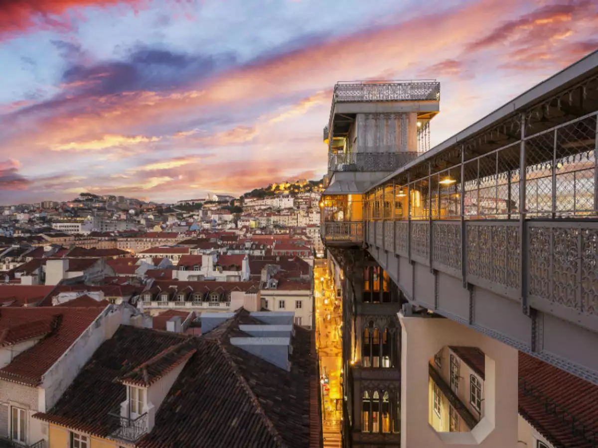 Climb the Santa Justa Elevator